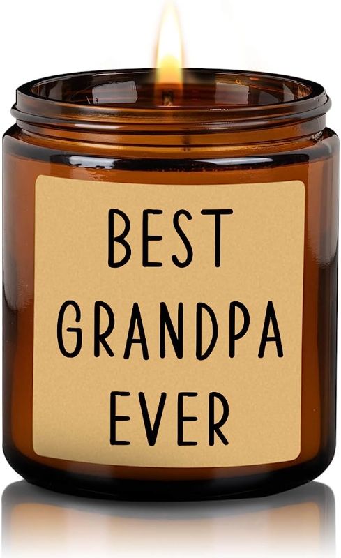 Photo 1 of Father Day Gift for Grandpa - Birthday Gifts for Grandpa Best Grandpa Scented Candles Gifts, Grandpa Romantic Gift, Birthday Gift for Grandpa, Papa, Grandfather from Grandchildren Granddaughter https://a.co/d/i3A2XKt