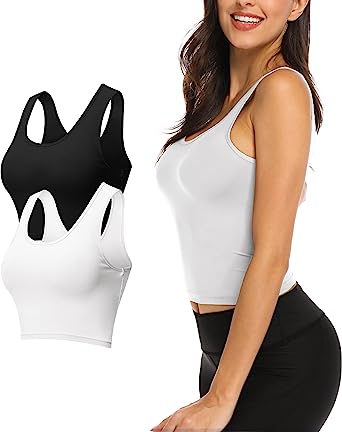 Photo 1 of 6, 5 or 3 Pack Workout Tank Tops for Women, Athletic Racerback Sports Tank Tops, Compression Sleeveless Dry Fit Shirts
MEDIUM 