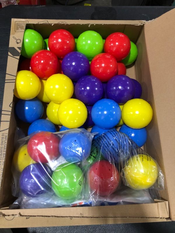 Photo 2 of Blippi Ball Pit Mystery Adventure, Featuring Portable Indoor / Outdoor Inflatable Ball Pit, 35 Plastic Balls, 10 Surprise Balls with 10 Accessories