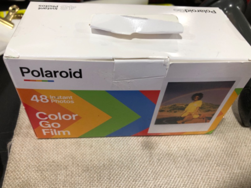 Photo 2 of Polaroid Go Color Film - 48 Photos - 3 Double Packs Bulk Film (6212) White Frame 48 Photos