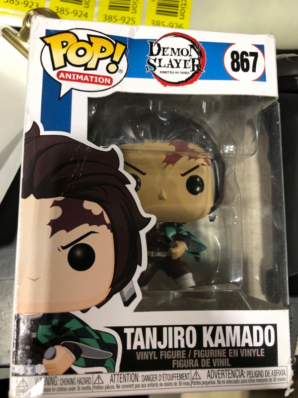 Photo 2 of Funko POP Animation: Demon Slayer- Tanjiro Kamado, Multicolor