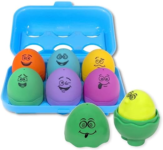 Photo 1 of Toddler Tested Egg Carton Lil’ Yolkers Egg Carton Egg Toys - Educational Toy for 12+ Months - Color & Shape Recognition, Matching - Builds Problem-Solving, Sensory, Motor, Social Skills
