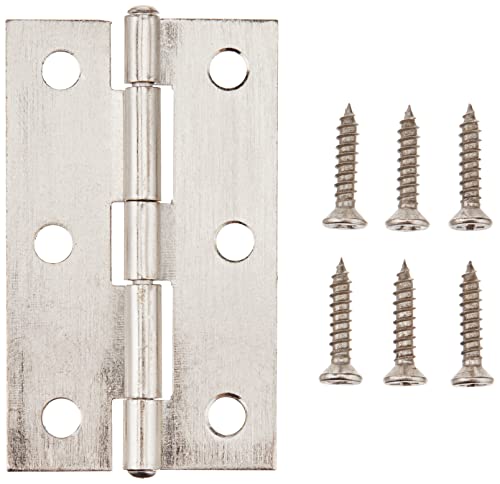 Photo 1 of  Butt Hinge 2-2/5-Inch, Satin Nickel, 12 Pieces
