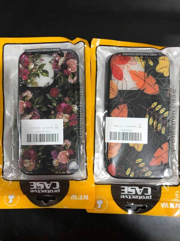 Photo 1 of 2 Pack- iPhone 14 Pro Max Case- Floral Fantasy 
