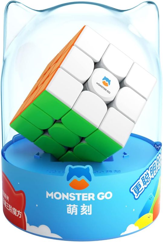 Photo 1 of Monster Go 3x3 Standard Speed Cube, MG 356 v2 Cube Learning Series Puzzle Toy for Kids Beginners 