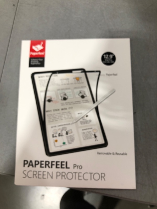 Photo 1 of BERSEM [2 PACK] Paperfeel Screen Protector Compatible with iPad Pro 12.9 Inch (2022 & 2021 & 2020 & 2018), iPad Pro 12.9 6th / 5th / 4th / 3rd Generation Matte PET Film for Drawing Anti-Glare,Face ID Compatible, Paperfeel Film