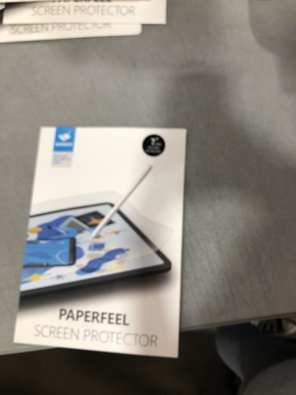 Photo 1 of Limited-time deal: MOBDIK [2 Pack] Paperfeel Screen Protector Compatible with iPad 9/8/7 (10.2-Inch, 2021/2020/2019 Model, 9th/8th/7th Generation), iPad 9 iPad 8 iPad 7 Write, Draw and Sketch Like on Paperfeel Anti Glare Less Reflection with Easy Installa