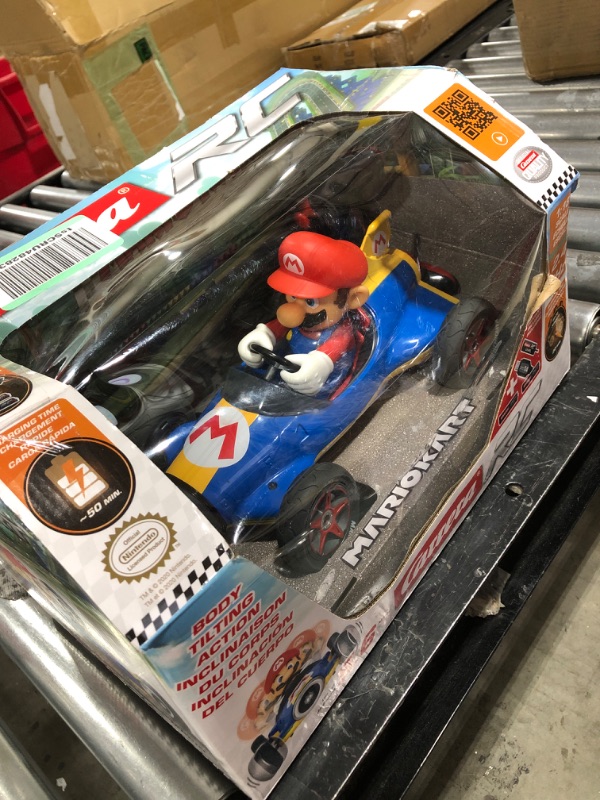 Photo 2 of Carrera 181066 RC Official Licensed Kart Mach 8 Mario 1: 18 Scale 2.4 Ghz Remote Radio Control Car