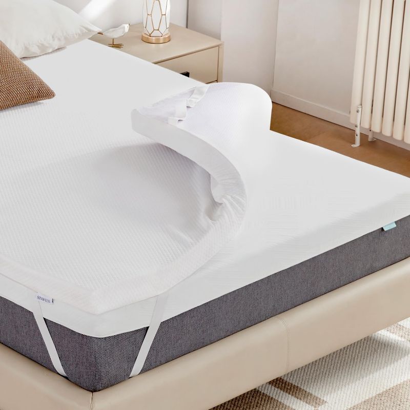 Photo 1 of 2 Inch Gel Memory Foam Mattress Topper Queen