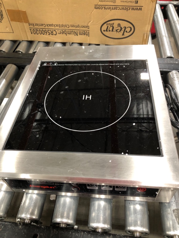 Photo 2 of 2200W/110V Commercial Induction Cooktop Countertop Burners Induction Hot Plate for Cooking Abangdun