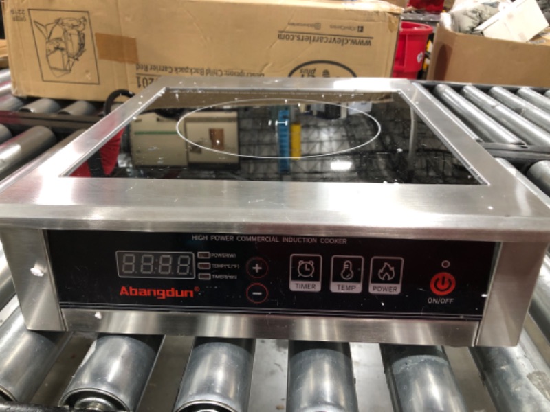 Photo 4 of 2200W/110V Commercial Induction Cooktop Countertop Burners Induction Hot Plate for Cooking Abangdun