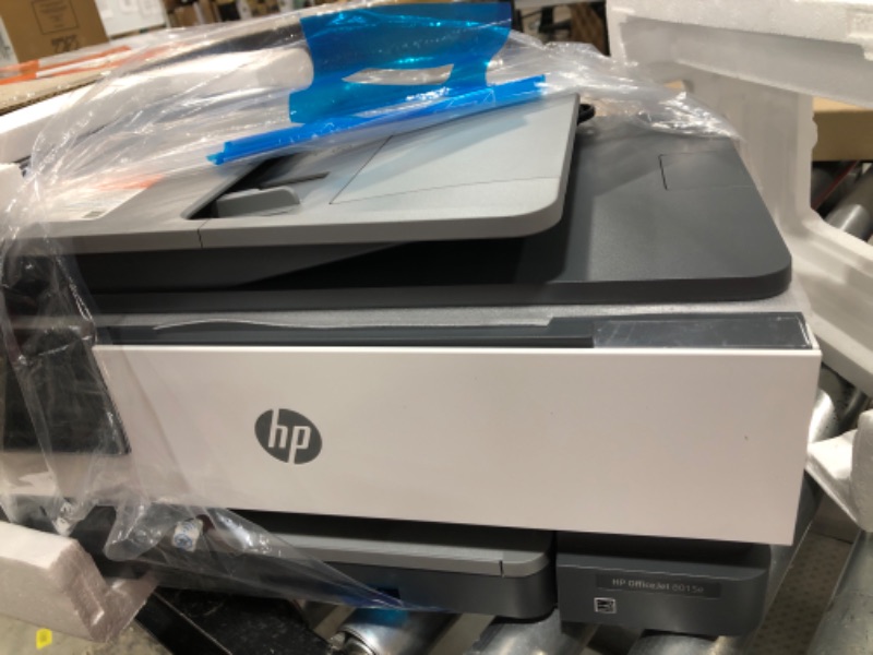 Photo 4 of HP OfficeJet 8015e Wireless Color All-in-One Printer  with HP+(228F5A), White
