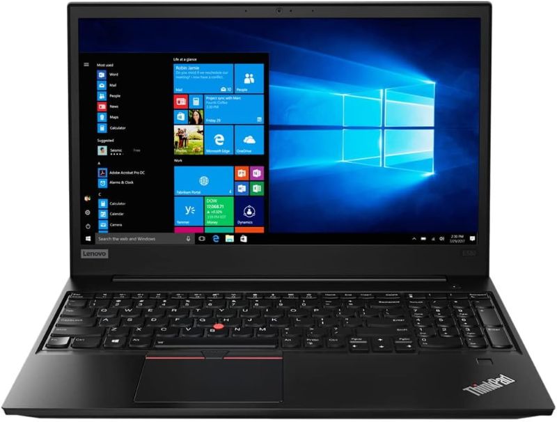 Photo 1 of Lenovo ThinkPad E580 15.6" HD, Core i5-7200U 2.5GHz, 16GB RAM, 512GB Solid State Drive, Windows 10 Pro 64Bit, CAM (Renewed)
