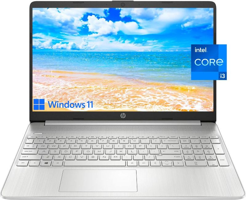 Photo 1 of HP 15.6" Laptop with Intel 4-core CPU, 15.6" HD LED Display, Intel Quad-core Processor, Bluetooth and Wi-Fi, HDMI, Long Battery Life, Windows 11 Home in S Mode(16GB RAM | 1TB SSD)
