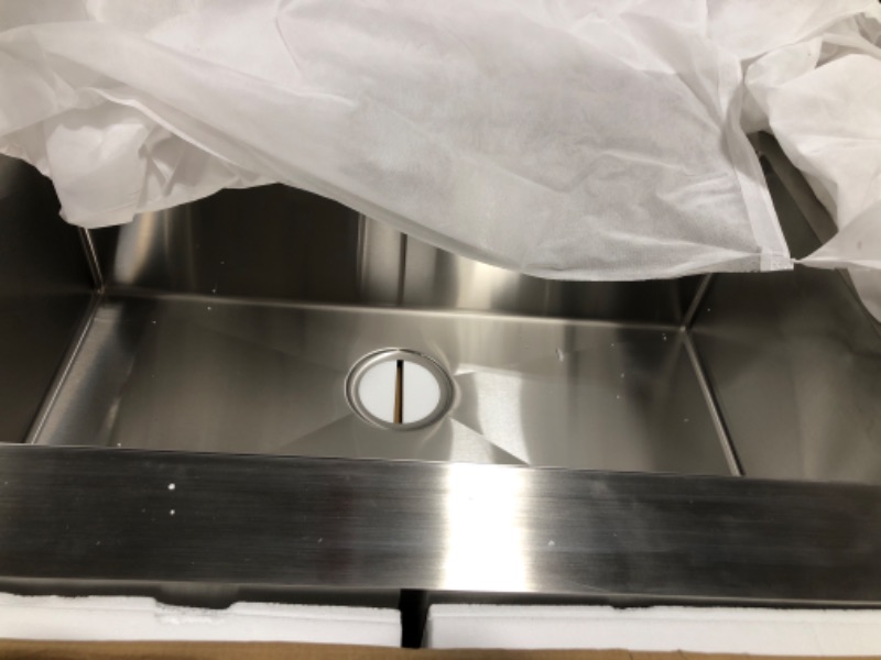 Photo 3 of 30 Drop In Farmhouse Sink -SOMRXO 30 Inch Topmount Drop In Stainless Steel Workstation Farmhouse Apron Front Kitchen Sink 16 Gauge Flat Ledge Workstation Single Bowl Farm Sink 30"(L) x 22"(W) x 10"(D) Stainless Steel