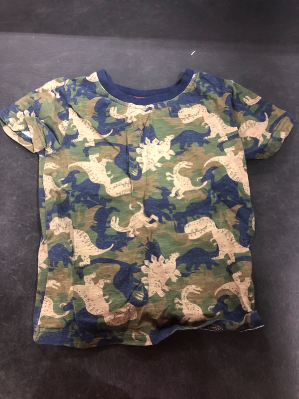 Photo 2 of Enfants Chéris Boy Camouflage T-Shirt Camo Short Sleeve Tee Shirts for Boys 2-7 Years 5T Dinosaur Camouflage