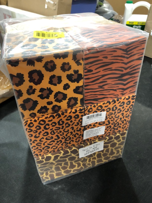 Photo 2 of 12 Pack 960 Sheets Tissues Cube Box Facial Tissue Cube Boxes 2 Ply Facial Tissue Bulk Upright Face Tissue Box Household Tissues Fit for Family Bathroom Car Kitchen School Bedroom (Animal Style)
