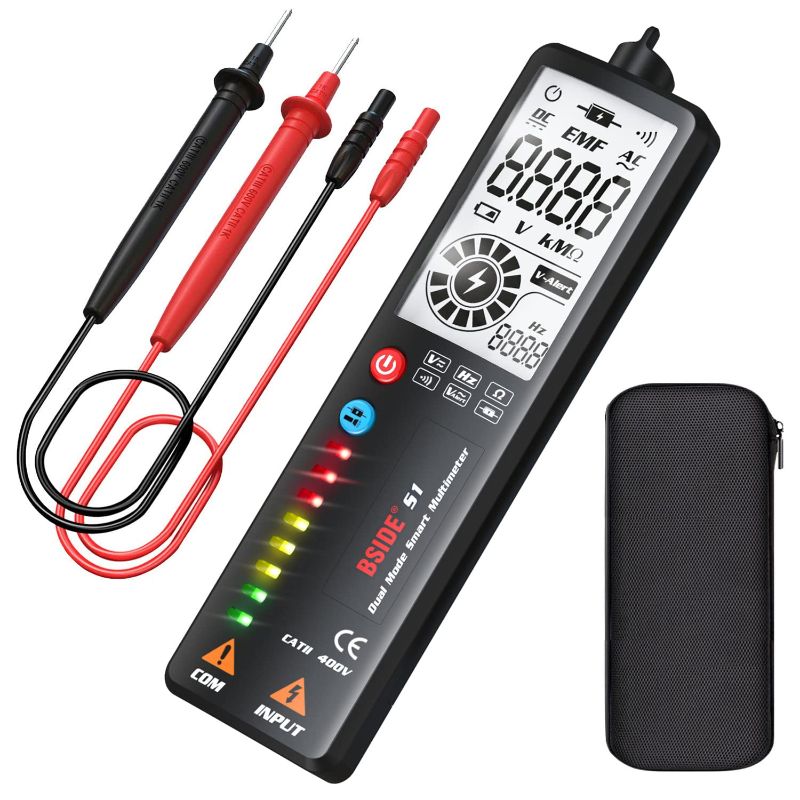 Photo 1 of BSIDE Voltage Detector 3-Results Display AC Voltage Tester Pen, Non-Contact with Adjustable Sensitivity, Electricity Voltage Sensor Live/Neutral Wire Checker with Flashlight