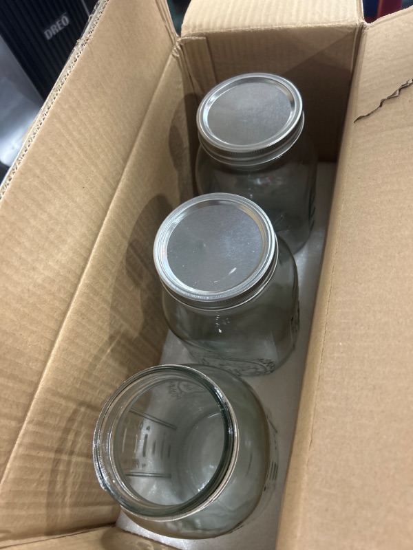 Photo 2 of 3 PACK LARGE MASON JARS