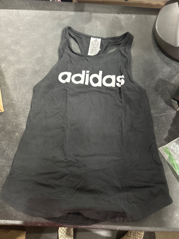 Photo 1 of ADIDAS Women’s XSmall Black Logo Tank Top Sleeveless Athletic
