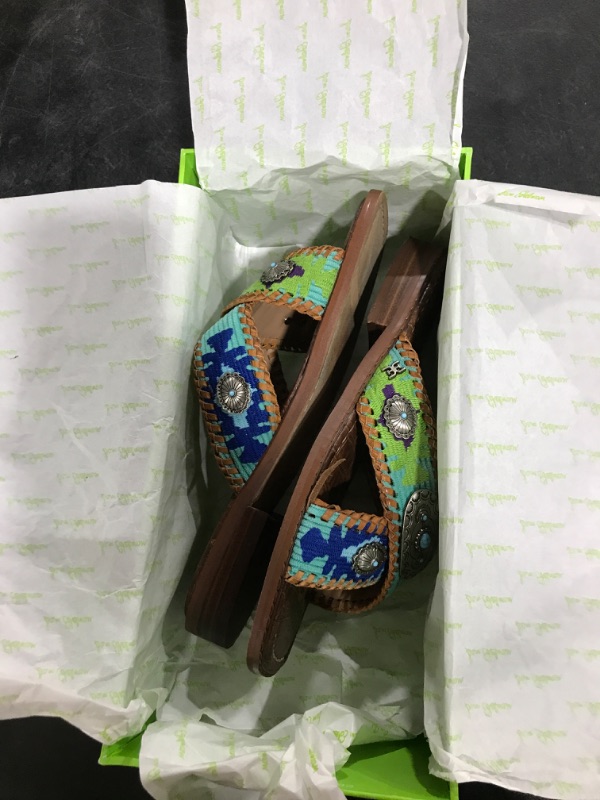 Photo 2 of Sam Edelman Women's Hagen Sandal 5.5 Turquoise Multi