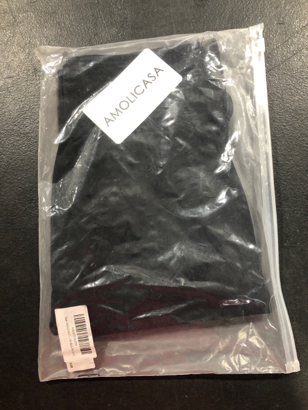 Photo 1 of AMOLICASA Scrunch Butt Leggings for Women Tummy Control Workout Pants (#B Black, Medium)