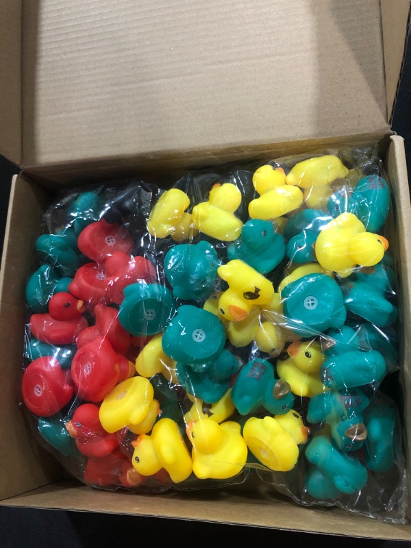 Photo 2 of Chitidr 100 Pcs Juneteenth Rubber Ducks 1.25 Inch Toy Duckies Bulk Mini Ducks Happy Juneteenth Day Small Ducks Little Ducks Bath Toy for Freedom Day Birthday Pool Party Favors, 5 Designs