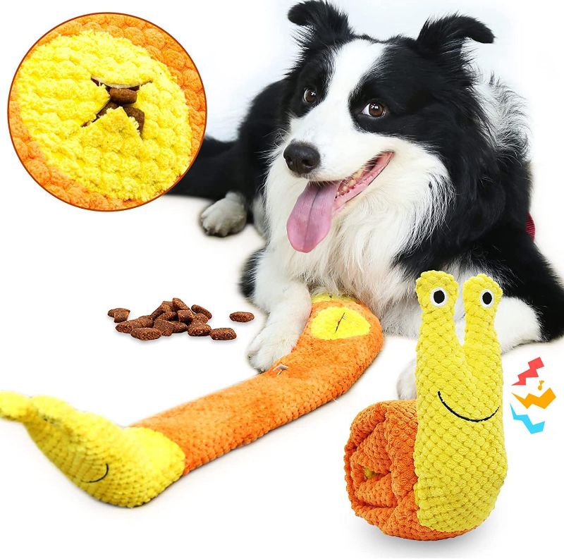 Photo 1 of Dog Toys for Boredom, Interactive Dog Squeaky Toys for Small and Medium Dogs, Dog Puzzles for Dogs Training Indoor & Outdoor, Soft Puppy Teething Toy, Snuffle Dog Toys