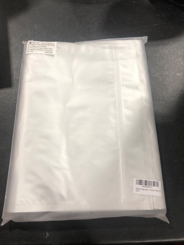 Photo 2 of 25 Pcs Mirrogo 2 Gallon Mylar Bags, 1 Gallon Mylar Bags (5 Mil) for your selection. Large Mylar Bags for Food Storage 2 Gallon (2 Gallon x 25) 