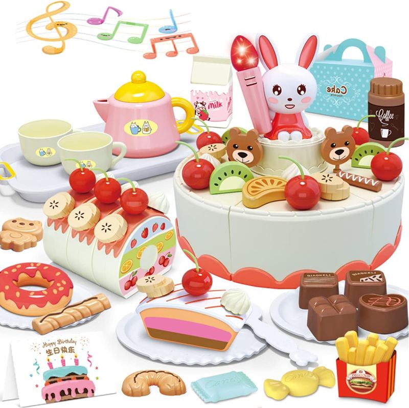 Photo 1 of 85Pcs Pretend Play Birthday Party Kits Toys for Kids 