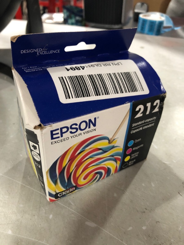 Photo 2 of EPSON T212 Claria -Ink Standard Capacity Black & Color -Cartridge Combo Pack (T212120-BCS) for select Epson Expression and WorkForce Printers Black and color Ink