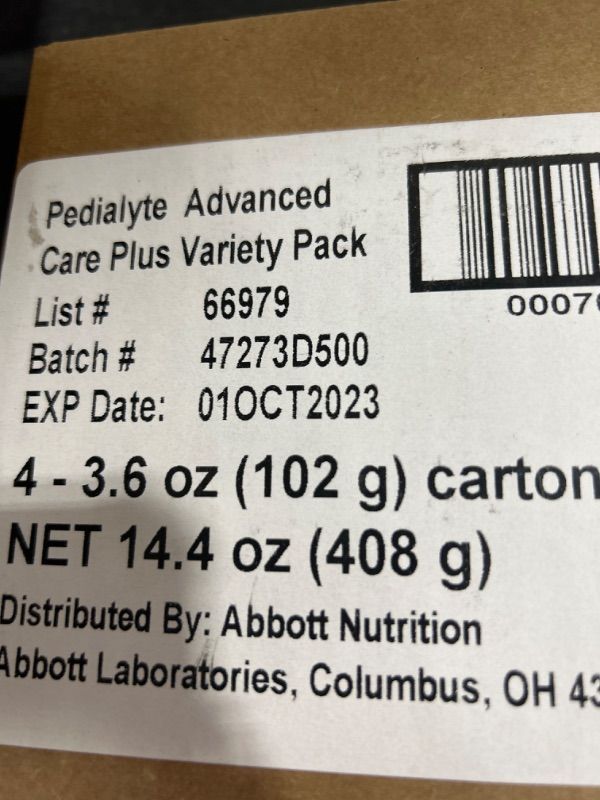Photo 1 of Pedialyte AdvancedCare Plus Electrolyte Powder Strawberry Freeze and Berry Frost with 33% More Electrolytes and Has PreActiv Prebiotics 0.6 Oz Powder
BEST BY OCT 2023