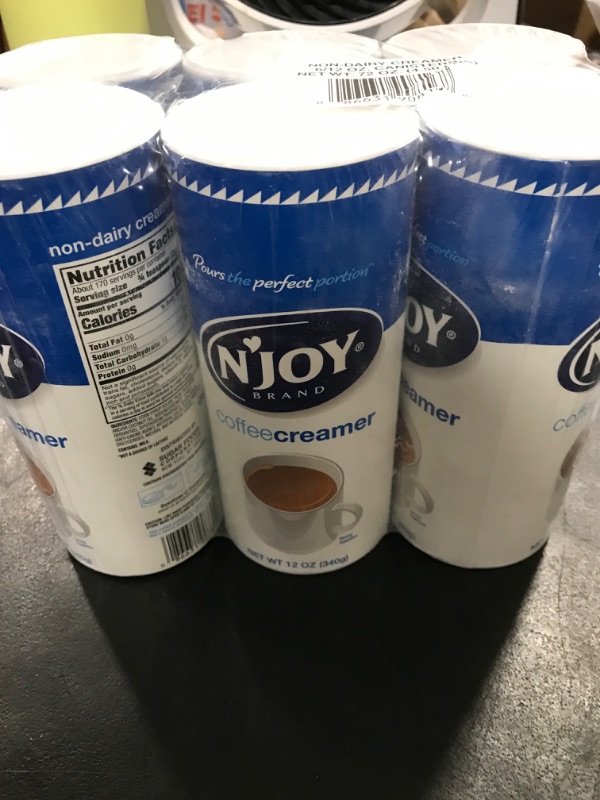 Photo 2 of N'Joy, Non Dairy 12 Coffee Creamer, 72 Ounce, (Pack of 6)