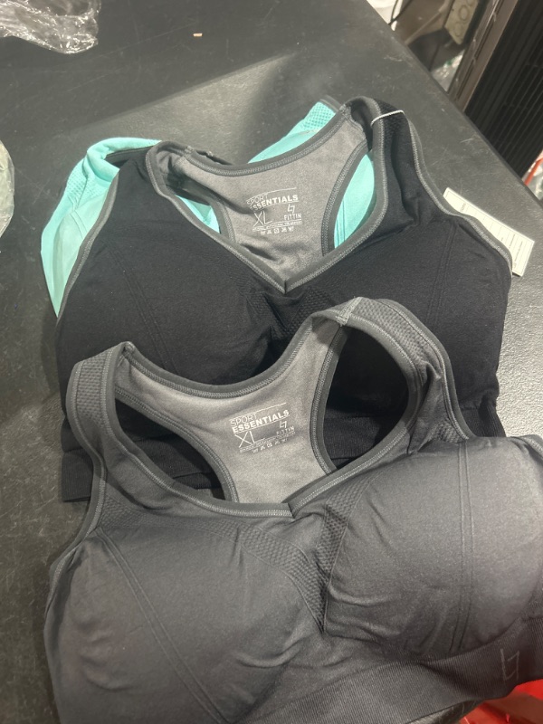 Photo 1 of 3 PACK OF SPORTS BRA\
SIZE XL