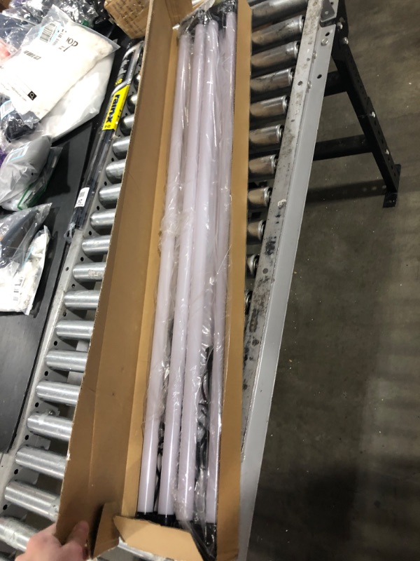 Photo 1 of KNATFO LED Shop Light 4FT 120W, Linkable LED Light Fixture, 13000LM Shop Light for Workshop, Super Bright 5000K Daylight Led Ceiling Shop Lights, Hanging or Surface Mount with 1.5M Power Cord (4 Pack) 4 Pack - 4FT Black