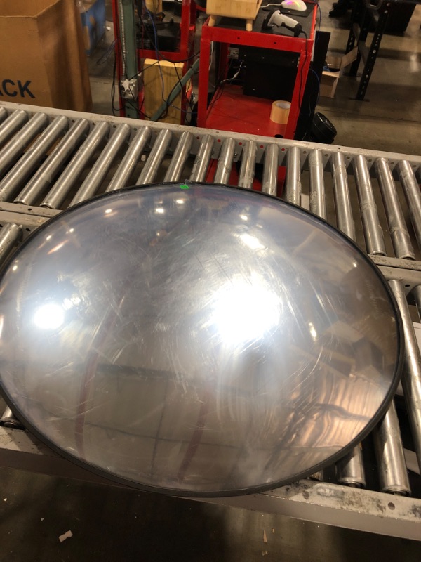 Photo 2 of Vision Metalizers - OC3600 36” Acrylic Outdoor Convex Mirror & OC2600 26” Acrylic Outdoor Convex Mirror - Acrylic Outdoor Convex + Convex Mirror 36"