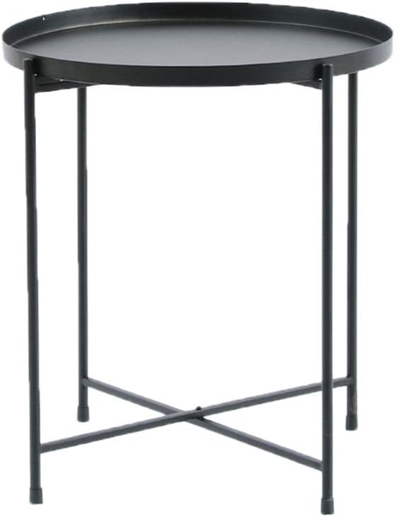 Photo 1 of  Small End Tables, Student Dorm Room Simple Dining Table Black/Gold Schoolgirl Bedroom Nightstand Table