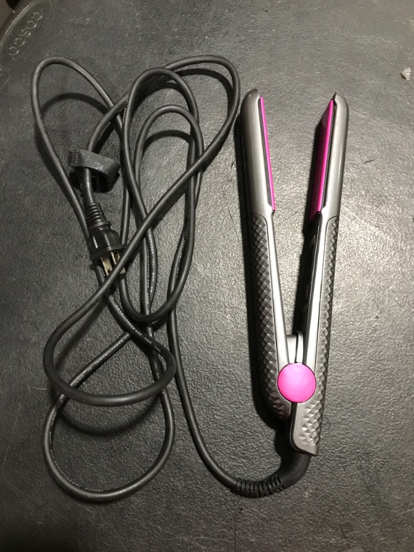 Photo 2 of 2 in 1 Hair Straightener, OrmQ Hair Straightening Flat Iron, Straightens & Curls for Hair Styling,15s Fast Heating, Tourmaline Ceramic Flat Iron for All Hairstyles, Auto-Off, Digital Display
