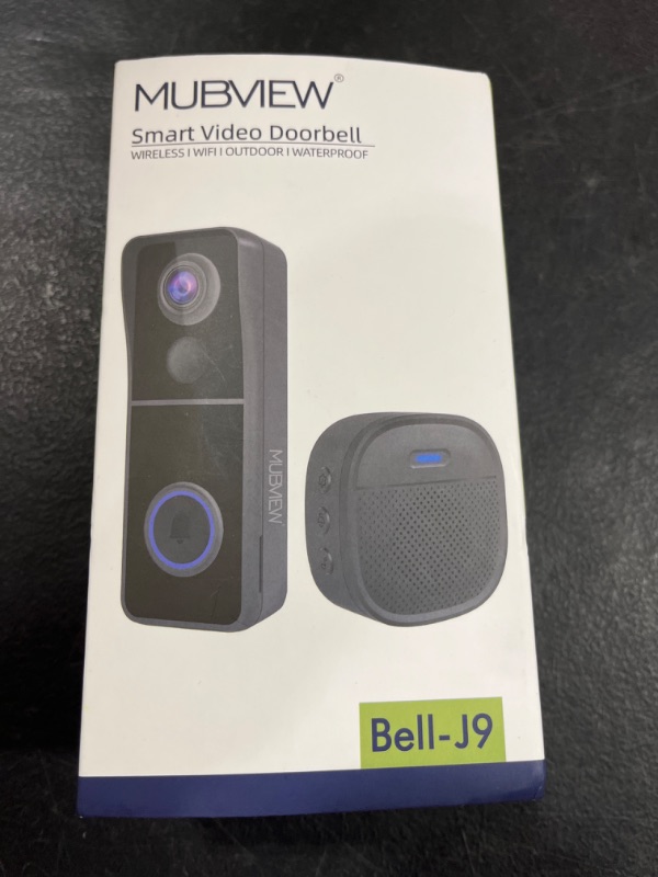 Photo 3 of MUBVIEW Doorbell Camera Wireless with Chime, Video Doorbell - No Subscription, Voice Changer, Motion Zones, 1080HD, PIR Human Detection, 2.4Ghz WiFi, Battery-Powered Smart Doorbell