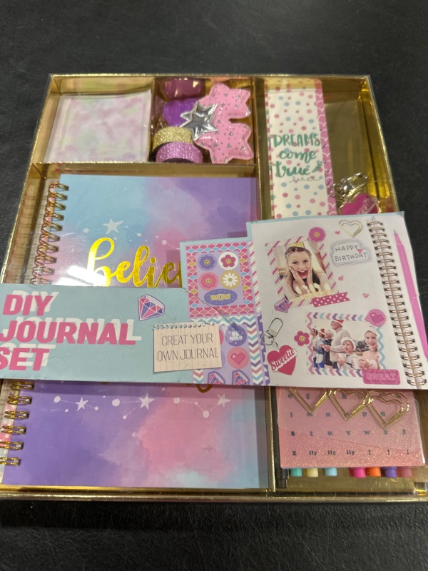 Photo 1 of DIY Journal Kit for Girls - 48pcs DIY Journal Set for Tween & Teen Girls, Stationery Set, Scrapbook & Diary Supplies Set, Journaling Art Crafts Kit, Ideal Gifts for 8 9 10 11 12 13 14 Year Old Girl