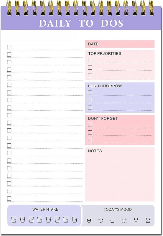 Photo 1 of 
Daily to Dos Notepads, To Do List Notepad Time