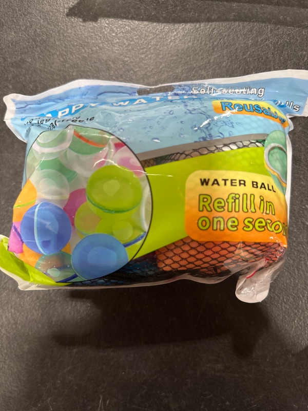 Photo 2 of 
Reusable Water Bomb Balloons,Quick to Fill Self-Sealing Silicone Water Ball Suitable for Children Adults for Outdoor Water Games and Activities During