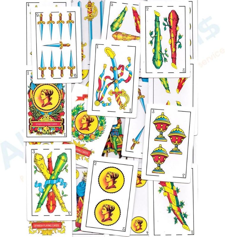 Photo 1 of 
ATB 3 Decks Spanish Playing Cards Baraja Espanola 50 Cards Naipes Tarot New Sealed