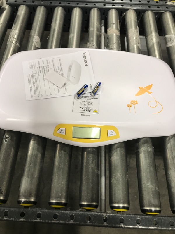 Photo 3 of Beurer BY80 Digital Baby Scale, Infant Scale for Weighing in Pounds, Ounces, or Kilograms up to 44 lbs, Newborn Scale with Hold Function, Pet Scale for Cats and Dogs