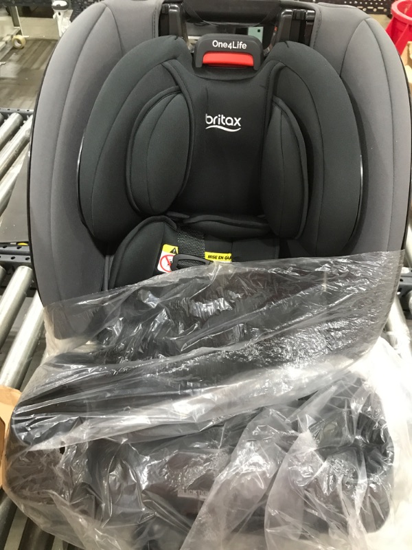 Photo 2 of Britax One4Life Convertible Car Seat, 10 Years of Use from 5 to 120 Pounds, Converts from Rear-Facing Infant Car Seat to Forward-Facing Booster Seat, Machine-Washable Fabric, Onyx Stone