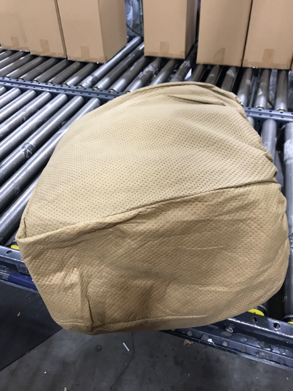 Photo 3 of Budge A-5 Protector IV Car Cover, 4 Layer Reliable Weather Protection, Waterproof, Dustproof, UV Treated Car Cover Fits Cars up to 264", Tan, Size 5: fits sedans up to 22'