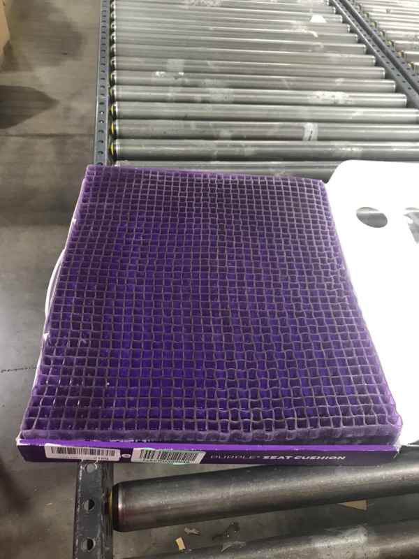 Photo 2 of Purple Royal Seat Cushion - Seat Cushion for The Car Or Office Chair - Temperature Neutral Grid