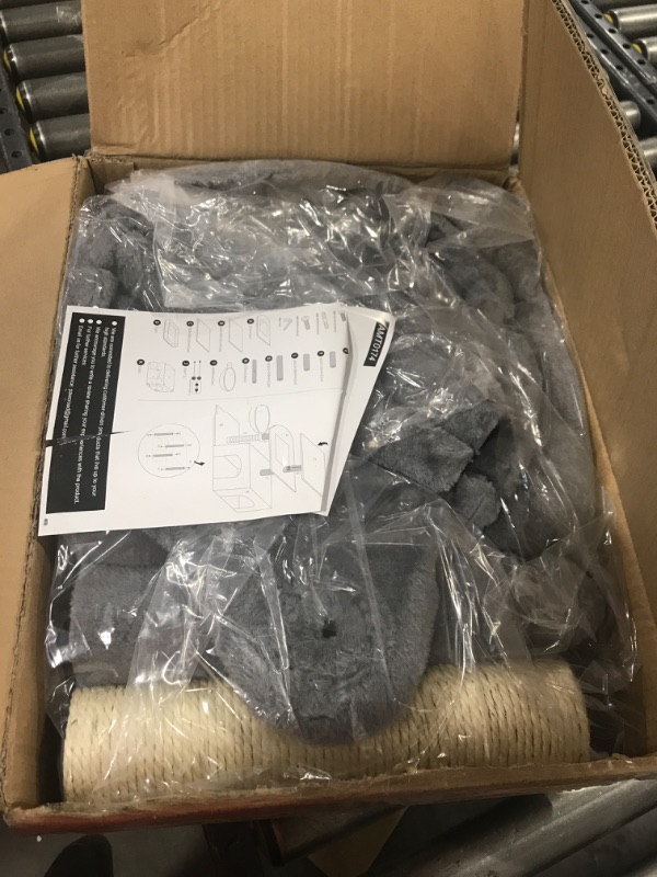 Photo 1 of PETEPELA Cat Tree for Small Cats, Plush Cat Tower with Large Cat Condo, Deep Hammock and Sisal Cat Scratching Post for Kittens