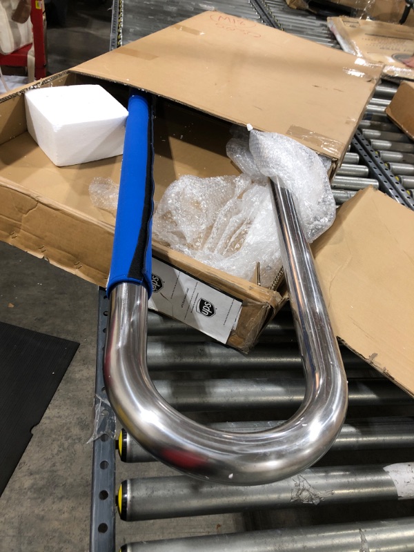 Photo 1 of VEVOR Pool Rail 55x32 Pool Railing 304 Stainless Steel 250LBS Load Capacity Silver Swimming Pool Handrail & Pool Handrail, 32 x 22.5 Swimming Pool Stair Rail, 304 Stainless Steel Stair 375lbs Pool Railing + Swimming Pool Stair Rail