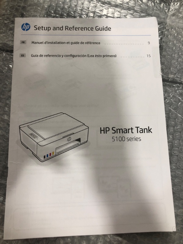 Photo 2 of HP Smart-Tank 5101 Wireless All-in-One Ink-Tank Printer with up to 2 Years of Ink Included (1F3Y0A),White